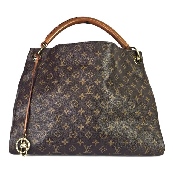 LOUIS VUITTON Artsy MM Monogram LV Shoulder Bag Tote Medium Leather Top Handle - Picture 1 of 16